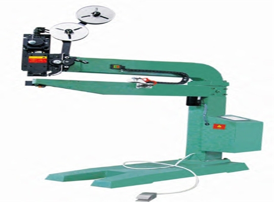 Stainless Steel Carton Box Stitching Machine Two Servo 150mm Stitching Height
