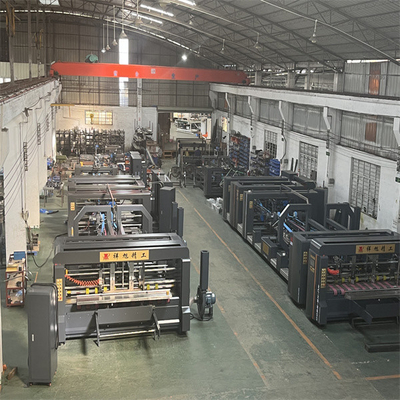 1200nails/Min Automatic Carton Folder Gluer Machine White With Single Stitching