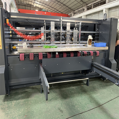 Fully Automatic Carton Folder Gluer Stitcher Machine With 1200nails/min