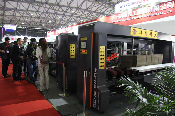 Powerful Carton Automatic Folding Gluing Machine For Single And Dual Stitching