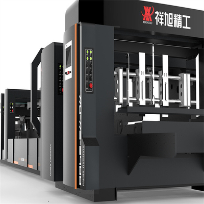 Gray Automatic Carton Folder Gluer Machine Customizable 180m/Min Gluing Speed