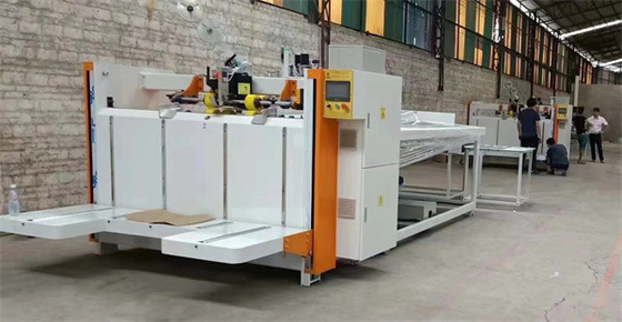 Dual Servo Motor Control Nail Box Machine Automatic For 10mm Cardboard