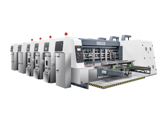 Automatic High Speed Flexo Printing Slotting Die Cutting Cardboard Machine