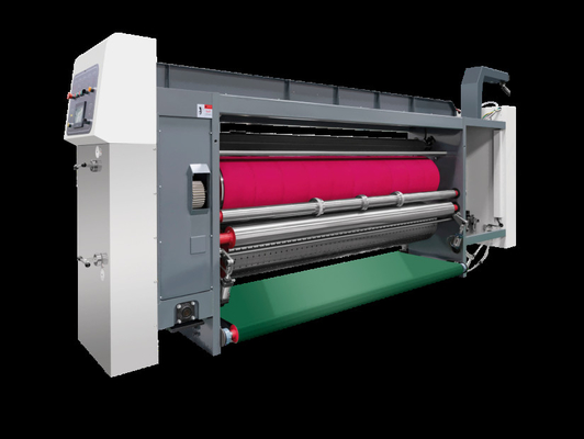 Corrugated Cardboard  Pressure Free  G6-0920 Feed Structure Lead Edge Vacuum Transfer 4 Color Printer + Slotter + Die Cutter + Vibrator +  Stacker