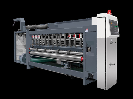 All Comupter Controled G6-0920 Corrugated Cardboard  Pressure Free Feed Structure Lead Edge Vacuum Transfer 4 Color Printer+Slotter+Die Cutter+Vibrator+ Stacker