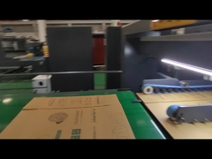 The Turn Over Section Black Automatic Folder Gluer Stitcher With Dual Stitching for Box Making